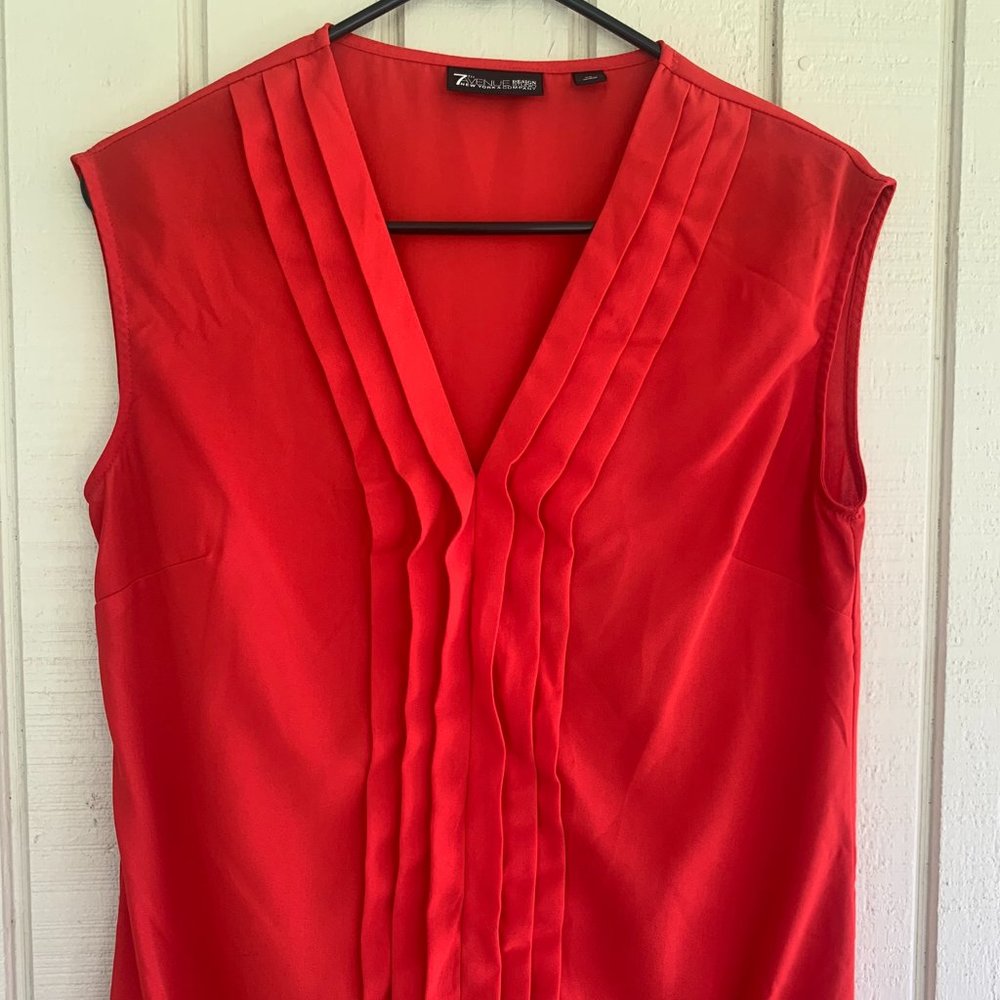 New York & Company Ruffled Top